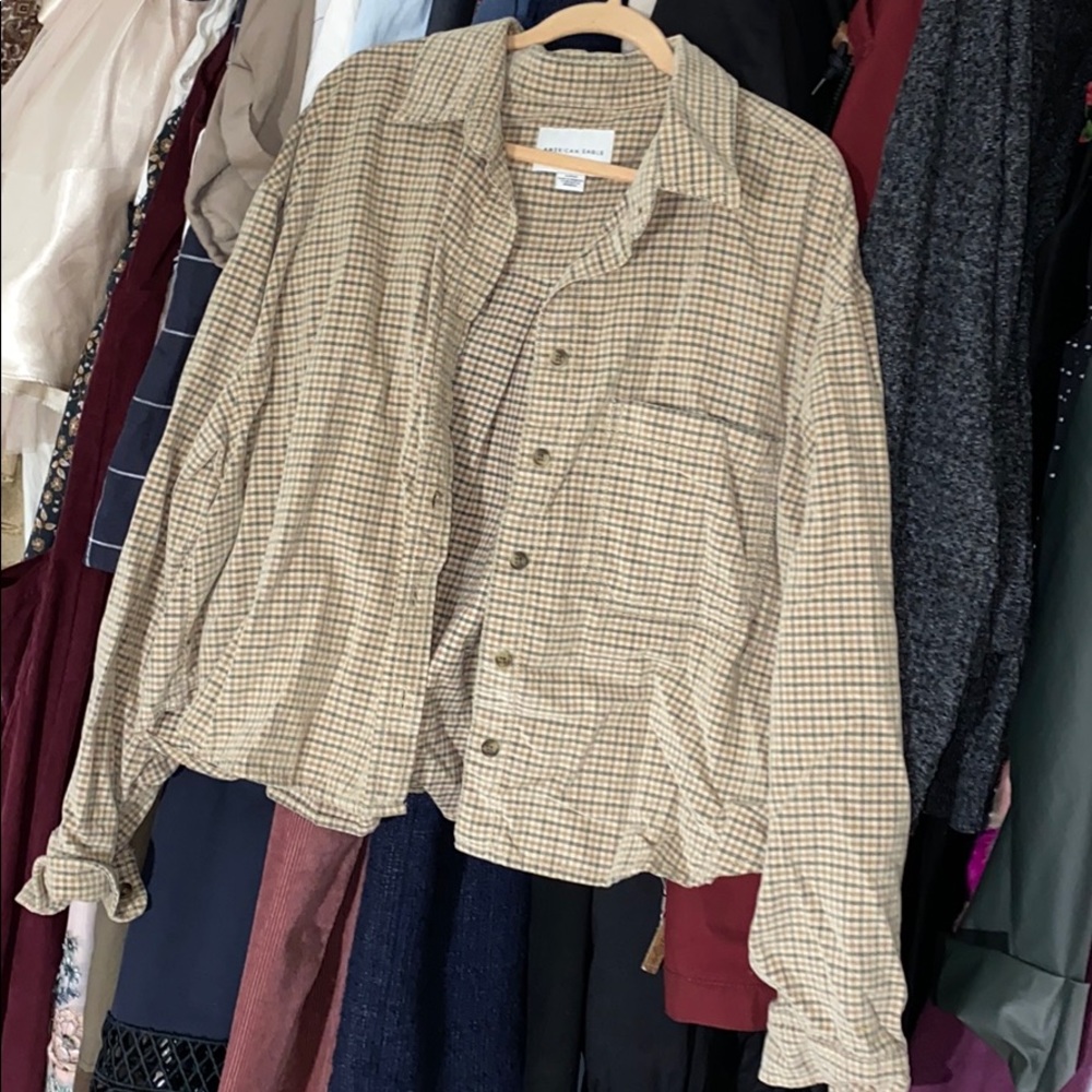 Vintage Cropped Flannel!
